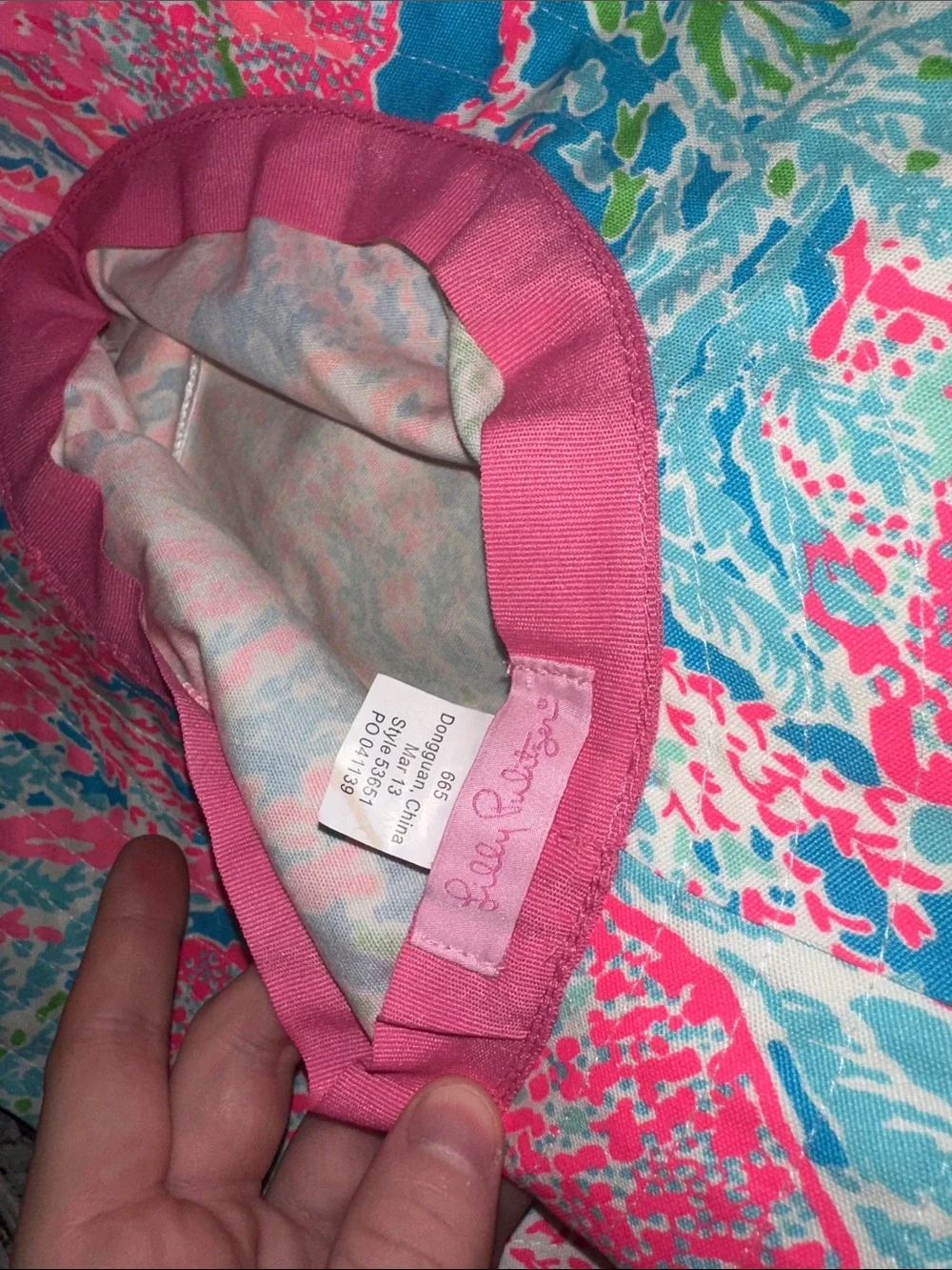 Lilly Pulitzer Accessories | Lilly Pulitzer Let's Cha Cha Sun Glo Hat Bucket Hat